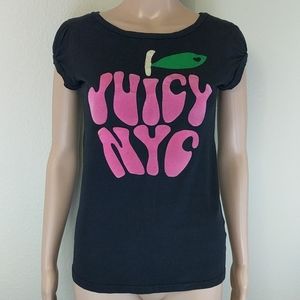 [Juicy Couture] Fuzzy Juicy NYC Apple Puff Sleeve